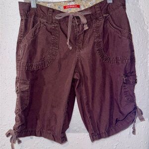 UNIONBAY Women's Brown Cargo Shorts